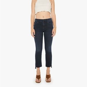 NWT MOTHER JEANS THE INSIDER CROP STEP FRAY